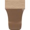 Ekena Millwork 6"W x 36"D x 12"H Thin Van Buren Rough Cedar Woodgrain TimberThane Corbel, Primed Tan CORUR06X36X12VANRCPR - alternate 3